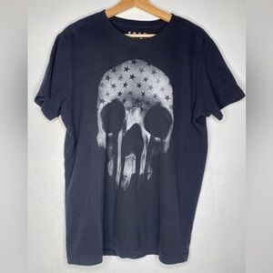 💀 FREE STATE SKULL STARS AND STRIPES TEE‎ SIZE MEDIUM